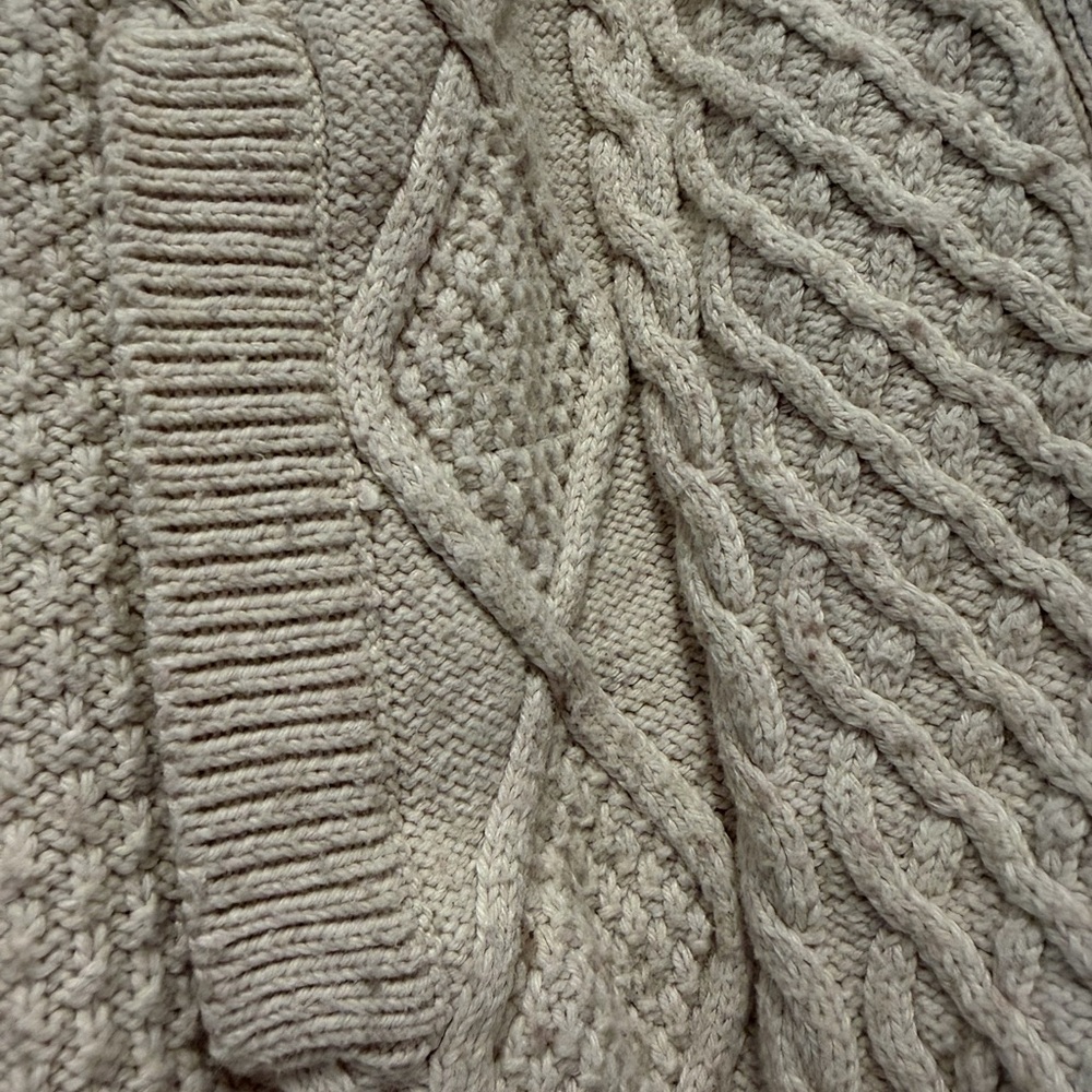 Elegant Knit Button-Up Cardigan - Beige - Picture 3 of 5